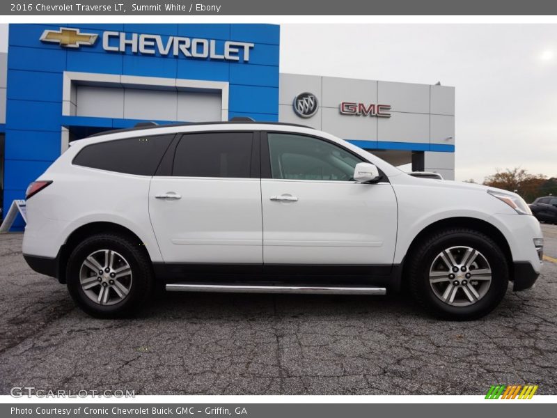 Summit White / Ebony 2016 Chevrolet Traverse LT