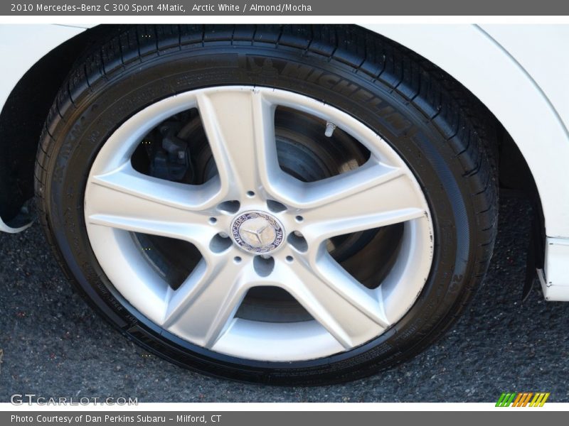 Arctic White / Almond/Mocha 2010 Mercedes-Benz C 300 Sport 4Matic
