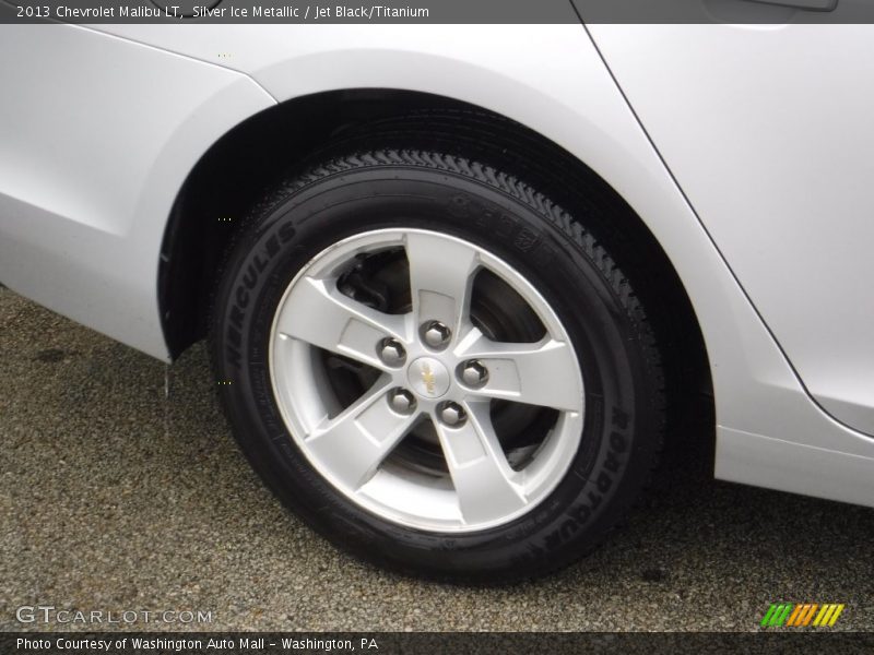 Silver Ice Metallic / Jet Black/Titanium 2013 Chevrolet Malibu LT