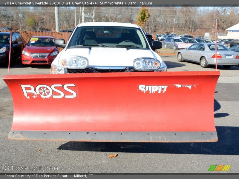 Summit White / Dark Titanium 2014 Chevrolet Silverado 2500HD WT Crew Cab 4x4