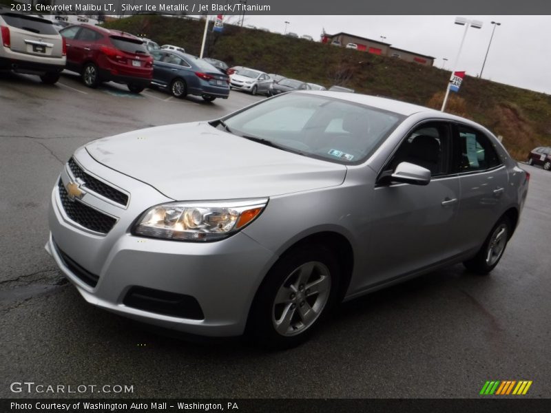 Silver Ice Metallic / Jet Black/Titanium 2013 Chevrolet Malibu LT