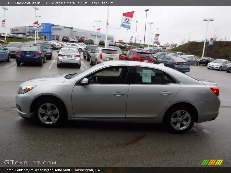 Silver Ice Metallic / Jet Black/Titanium 2013 Chevrolet Malibu LT