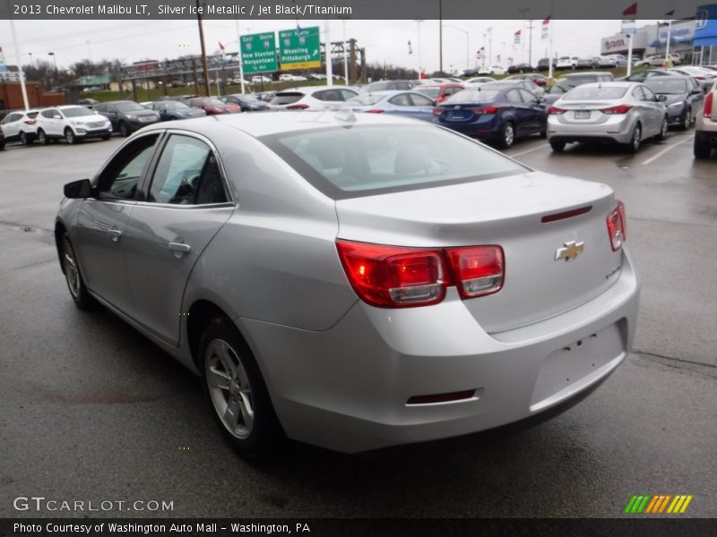 Silver Ice Metallic / Jet Black/Titanium 2013 Chevrolet Malibu LT