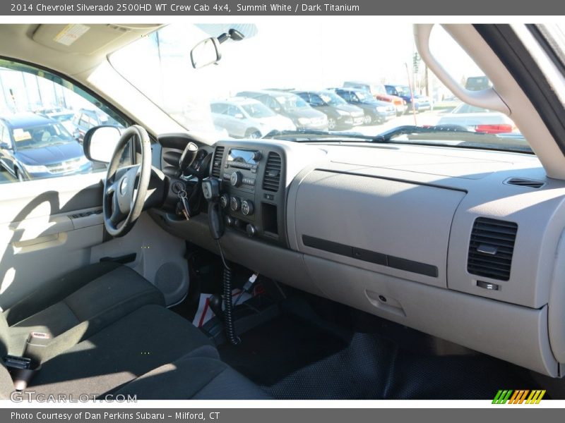 Summit White / Dark Titanium 2014 Chevrolet Silverado 2500HD WT Crew Cab 4x4
