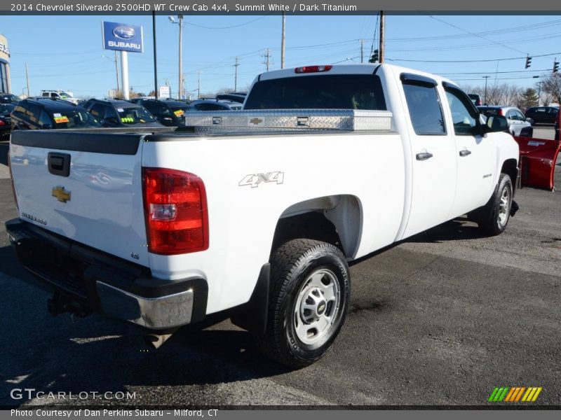 Summit White / Dark Titanium 2014 Chevrolet Silverado 2500HD WT Crew Cab 4x4