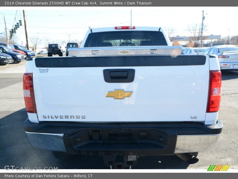 Summit White / Dark Titanium 2014 Chevrolet Silverado 2500HD WT Crew Cab 4x4