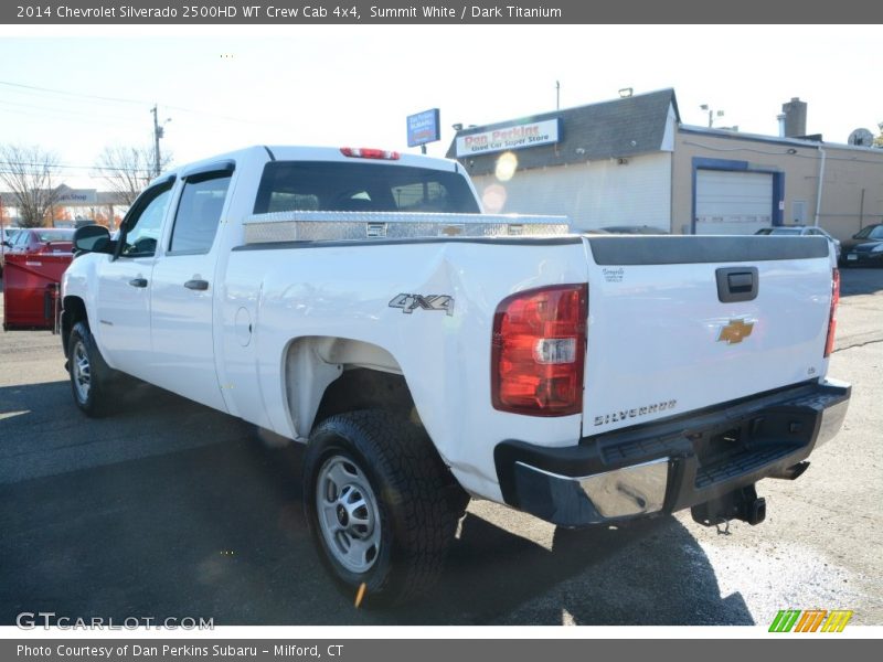 Summit White / Dark Titanium 2014 Chevrolet Silverado 2500HD WT Crew Cab 4x4