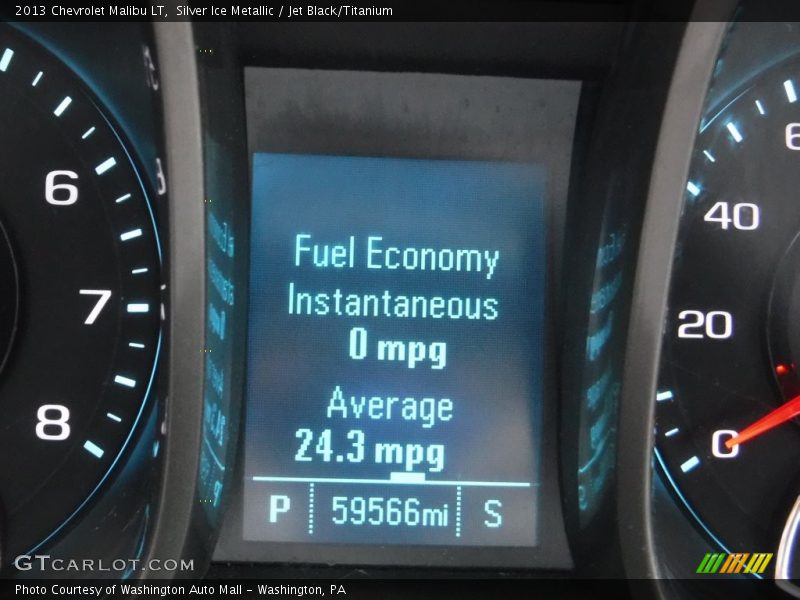 Silver Ice Metallic / Jet Black/Titanium 2013 Chevrolet Malibu LT
