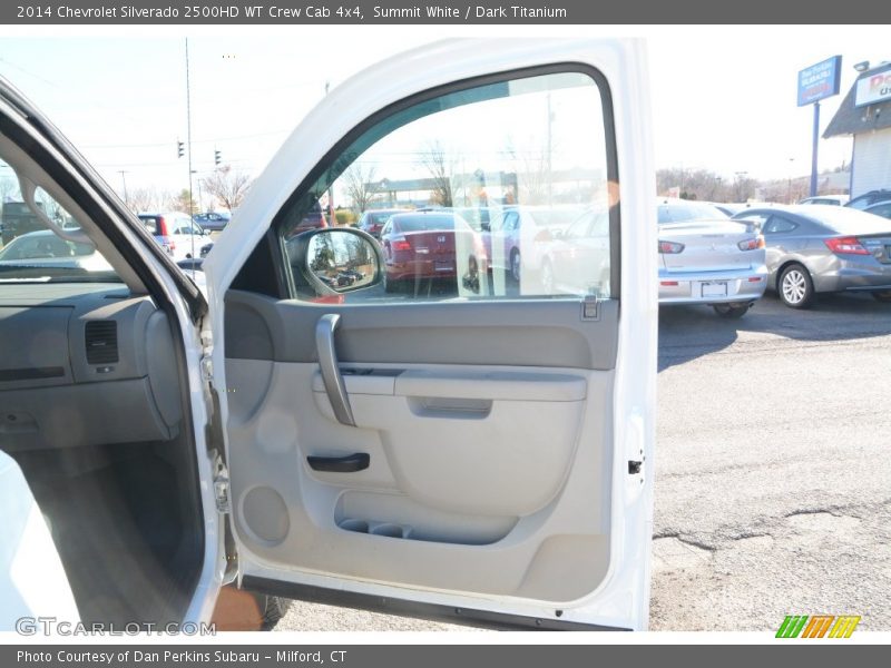 Summit White / Dark Titanium 2014 Chevrolet Silverado 2500HD WT Crew Cab 4x4