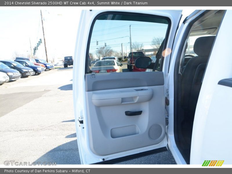 Summit White / Dark Titanium 2014 Chevrolet Silverado 2500HD WT Crew Cab 4x4