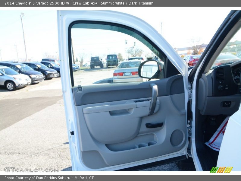 Summit White / Dark Titanium 2014 Chevrolet Silverado 2500HD WT Crew Cab 4x4