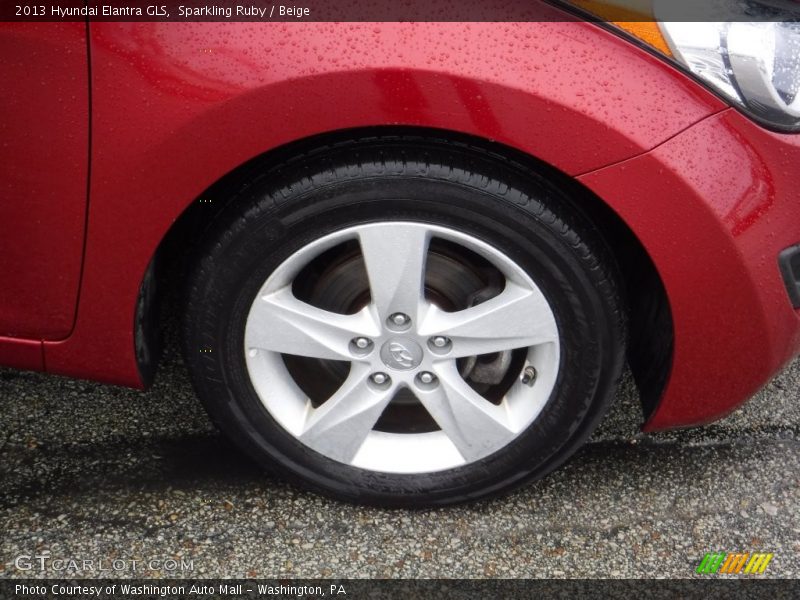 Sparkling Ruby / Beige 2013 Hyundai Elantra GLS