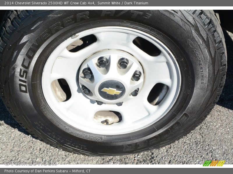 Summit White / Dark Titanium 2014 Chevrolet Silverado 2500HD WT Crew Cab 4x4