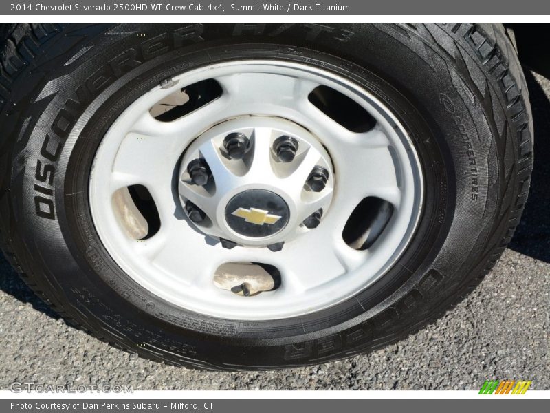 Summit White / Dark Titanium 2014 Chevrolet Silverado 2500HD WT Crew Cab 4x4