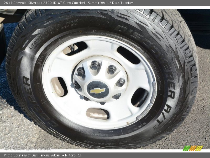 Summit White / Dark Titanium 2014 Chevrolet Silverado 2500HD WT Crew Cab 4x4