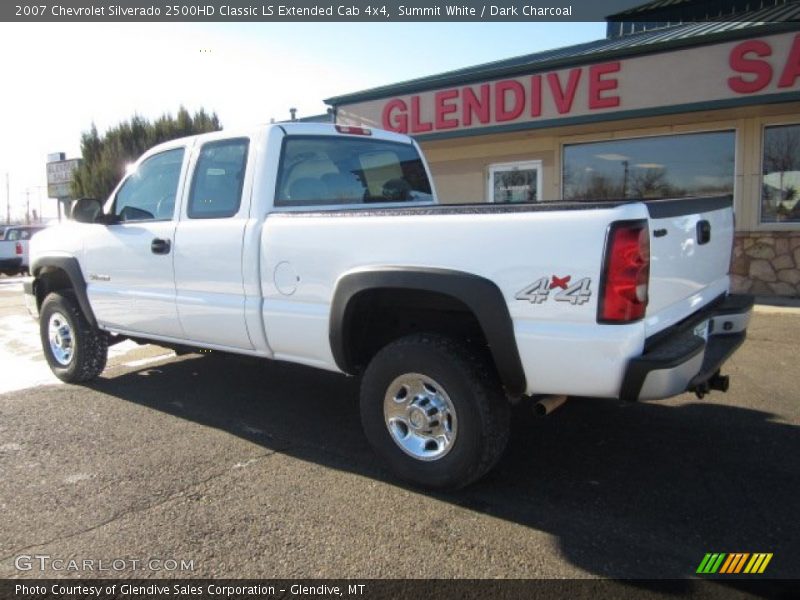 Summit White / Dark Charcoal 2007 Chevrolet Silverado 2500HD Classic LS Extended Cab 4x4