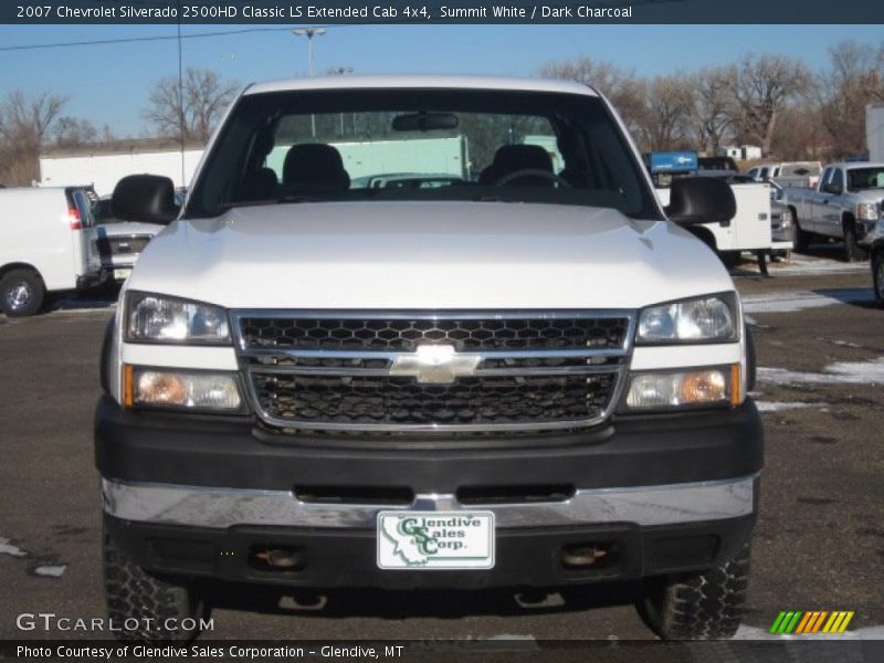 Summit White / Dark Charcoal 2007 Chevrolet Silverado 2500HD Classic LS Extended Cab 4x4
