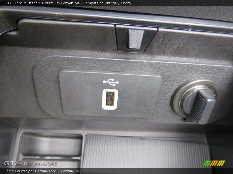 Competition Orange / Ebony 2016 Ford Mustang GT Premium Convertible