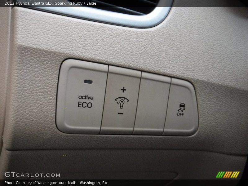 Sparkling Ruby / Beige 2013 Hyundai Elantra GLS