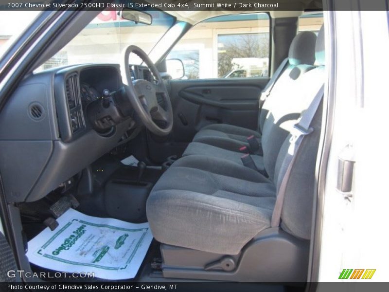 Summit White / Dark Charcoal 2007 Chevrolet Silverado 2500HD Classic LS Extended Cab 4x4