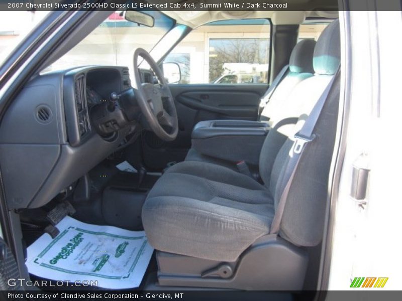 Summit White / Dark Charcoal 2007 Chevrolet Silverado 2500HD Classic LS Extended Cab 4x4
