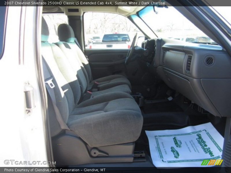 Summit White / Dark Charcoal 2007 Chevrolet Silverado 2500HD Classic LS Extended Cab 4x4