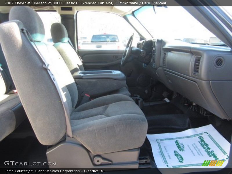 Summit White / Dark Charcoal 2007 Chevrolet Silverado 2500HD Classic LS Extended Cab 4x4