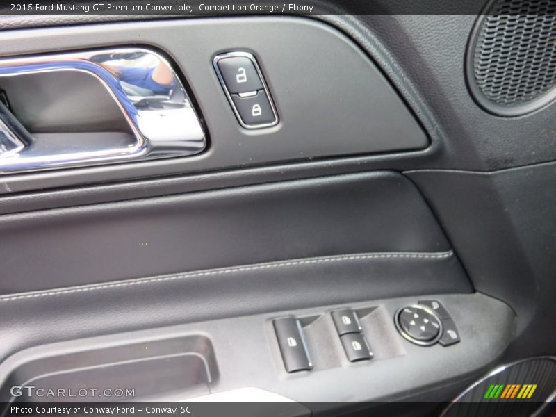 Competition Orange / Ebony 2016 Ford Mustang GT Premium Convertible