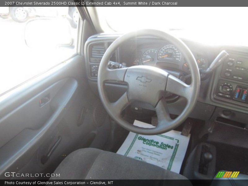 Summit White / Dark Charcoal 2007 Chevrolet Silverado 2500HD Classic LS Extended Cab 4x4