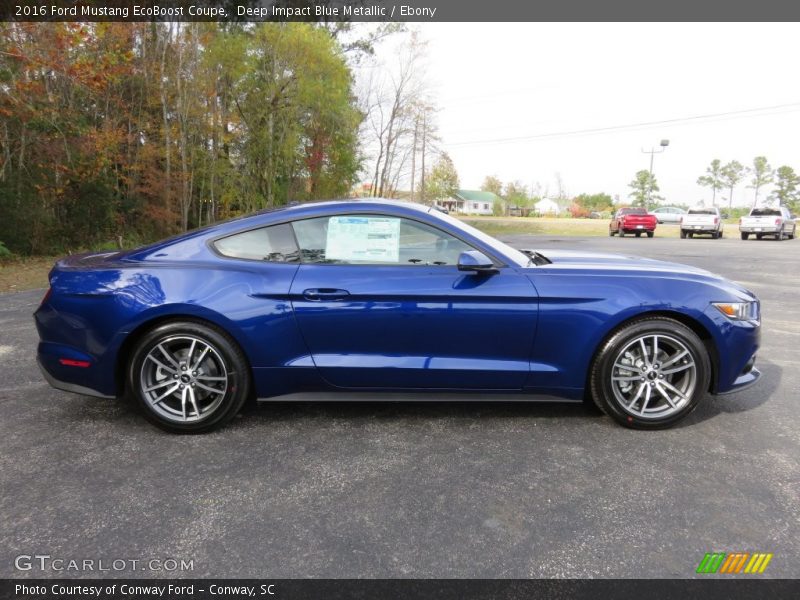  2016 Mustang EcoBoost Coupe Deep Impact Blue Metallic