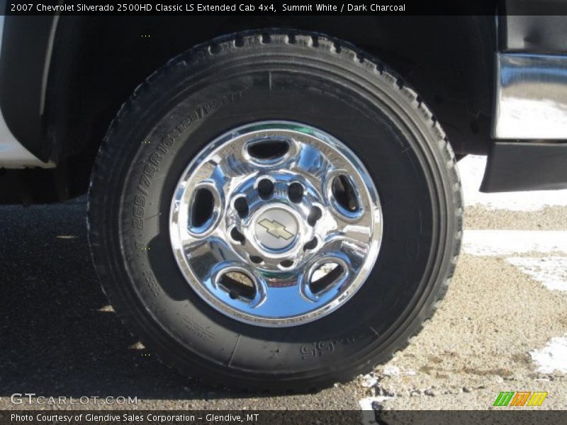 Summit White / Dark Charcoal 2007 Chevrolet Silverado 2500HD Classic LS Extended Cab 4x4