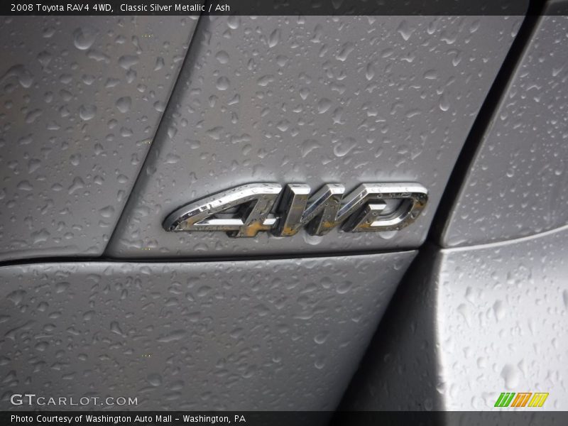 Classic Silver Metallic / Ash 2008 Toyota RAV4 4WD