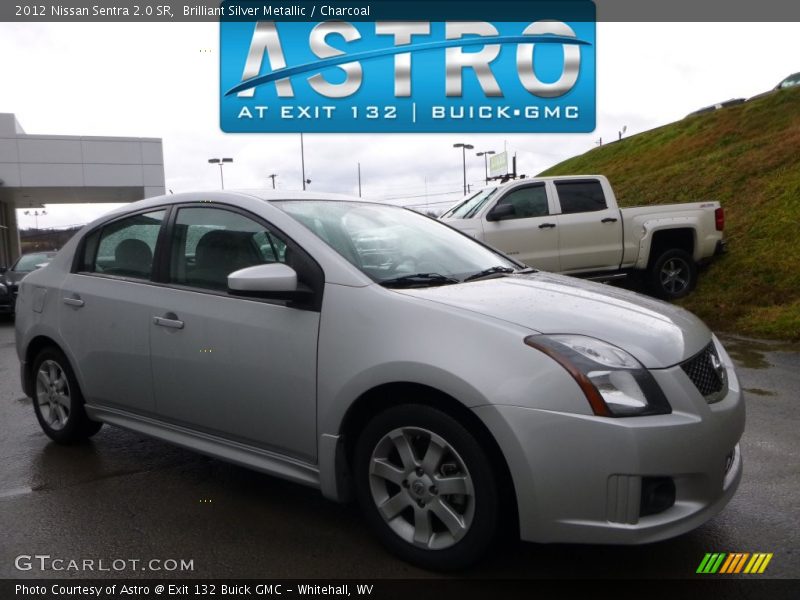 Brilliant Silver Metallic / Charcoal 2012 Nissan Sentra 2.0 SR