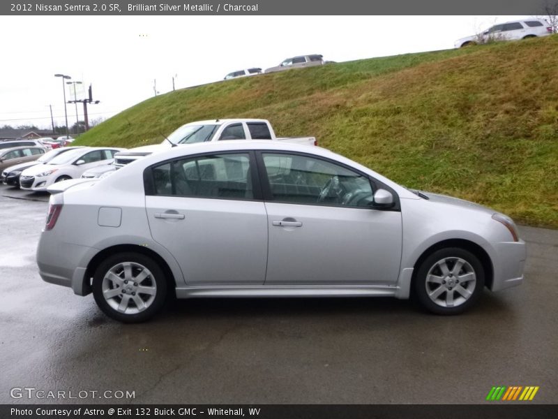 Brilliant Silver Metallic / Charcoal 2012 Nissan Sentra 2.0 SR