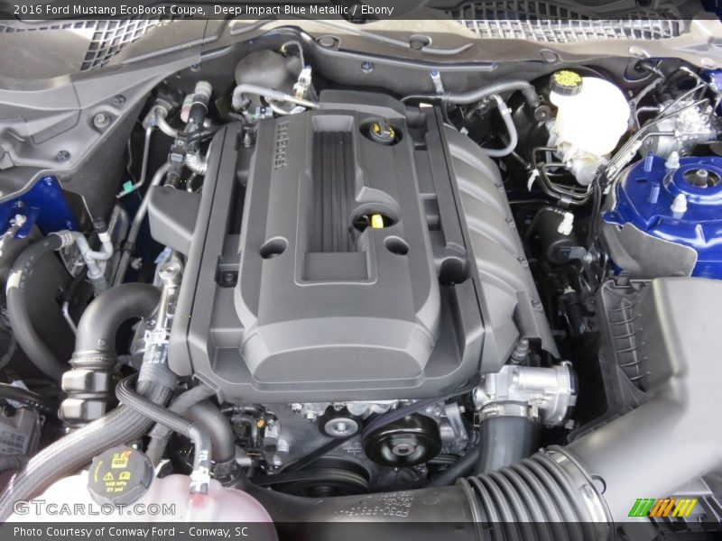  2016 Mustang EcoBoost Coupe Engine - 2.3 Liter GTDI Turbocharged DOHC 16-Valve EcoBoost 4 Cylinder