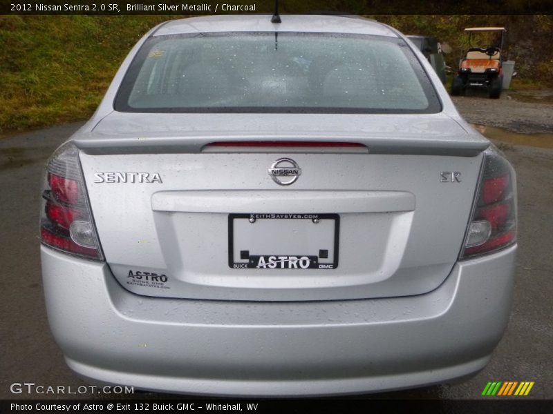 Brilliant Silver Metallic / Charcoal 2012 Nissan Sentra 2.0 SR
