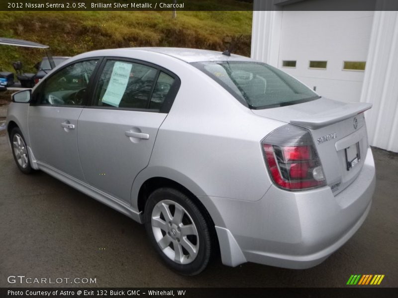 Brilliant Silver Metallic / Charcoal 2012 Nissan Sentra 2.0 SR