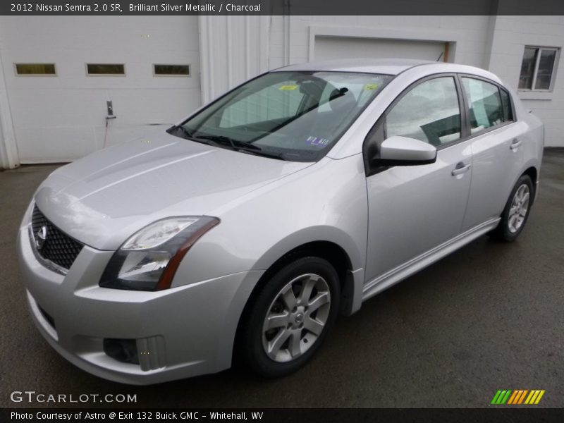 Brilliant Silver Metallic / Charcoal 2012 Nissan Sentra 2.0 SR