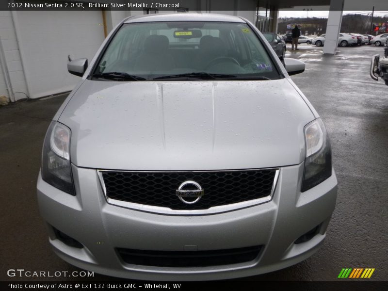 Brilliant Silver Metallic / Charcoal 2012 Nissan Sentra 2.0 SR