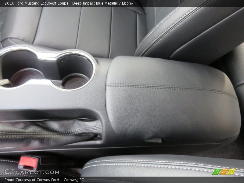 Deep Impact Blue Metallic / Ebony 2016 Ford Mustang EcoBoost Coupe