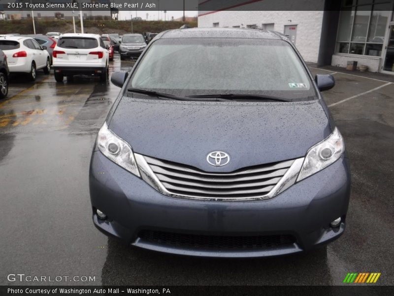 Shoreline Blue Pearl / Ash 2015 Toyota Sienna XLE