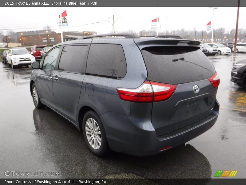 Shoreline Blue Pearl / Ash 2015 Toyota Sienna XLE