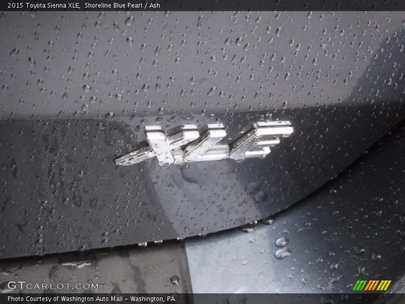 Shoreline Blue Pearl / Ash 2015 Toyota Sienna XLE