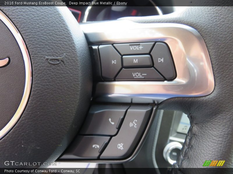 Controls of 2016 Mustang EcoBoost Coupe