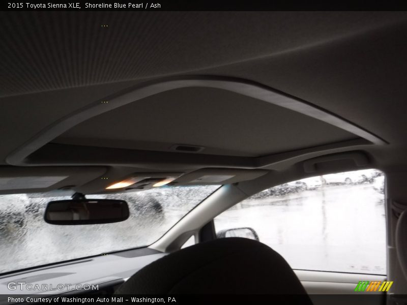 Shoreline Blue Pearl / Ash 2015 Toyota Sienna XLE