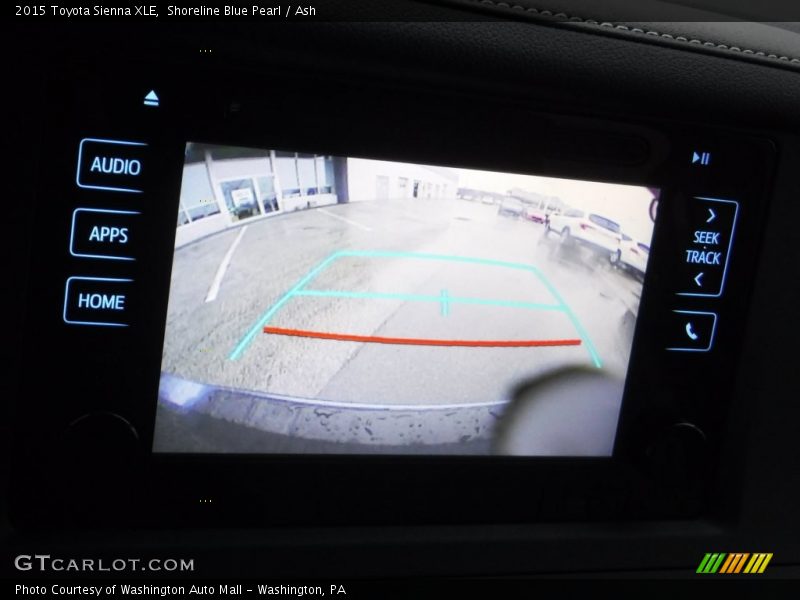 Shoreline Blue Pearl / Ash 2015 Toyota Sienna XLE