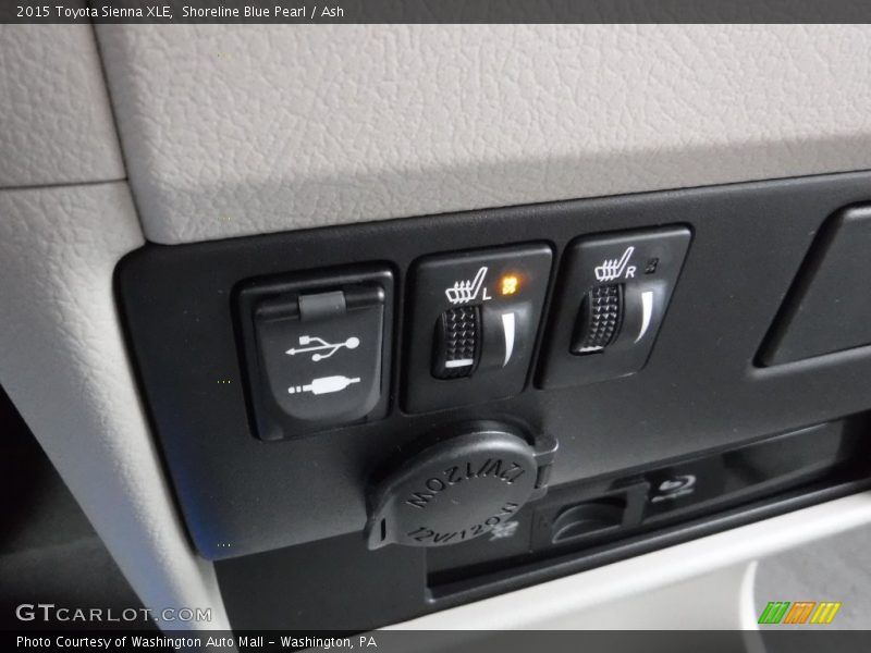Shoreline Blue Pearl / Ash 2015 Toyota Sienna XLE