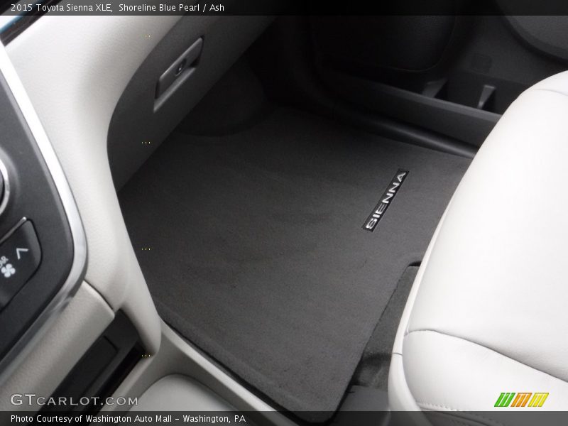 Shoreline Blue Pearl / Ash 2015 Toyota Sienna XLE
