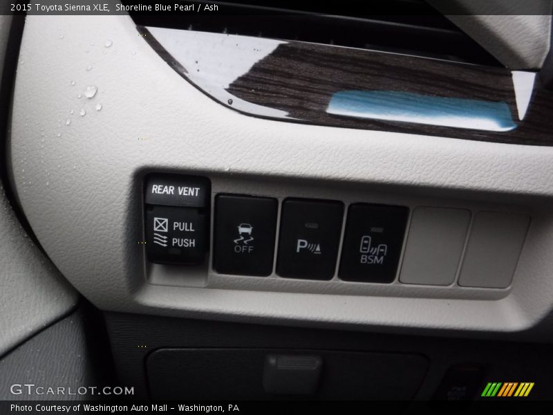 Shoreline Blue Pearl / Ash 2015 Toyota Sienna XLE