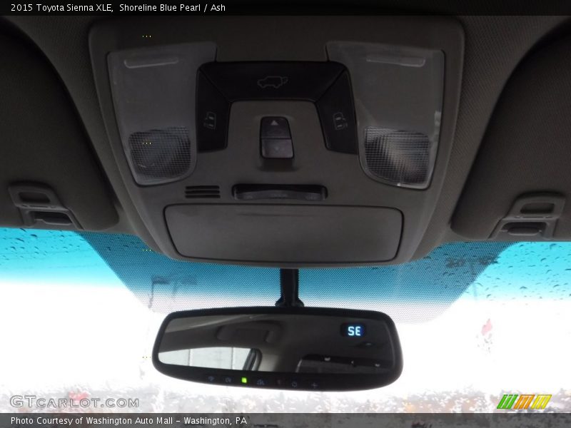 Shoreline Blue Pearl / Ash 2015 Toyota Sienna XLE